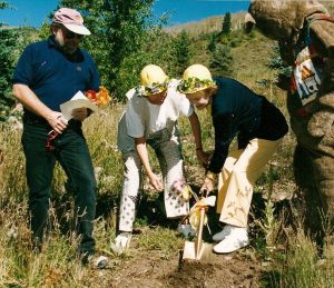 Betty Ford Breaking Ground at Betty Ford Alpine Gardens