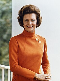 First Lady Betty Ford, founder of the Betty Ford Alpine Gardens