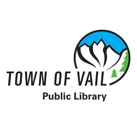 Town of Vail Public Library Logo, a Betty For Alpine Gardens Partner