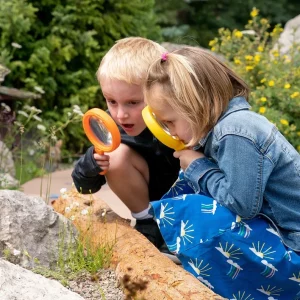 Children Exploring the Betty Ford Alpine Gardens